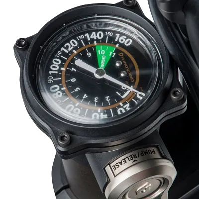 BBN CHAMBER TUBELESS FLOOR PUMP GRY SLV