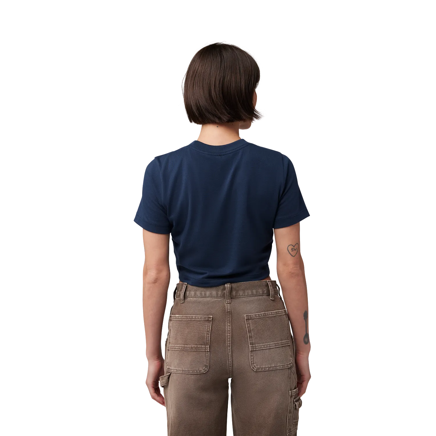 Race Crew Cropped Tee - Dam