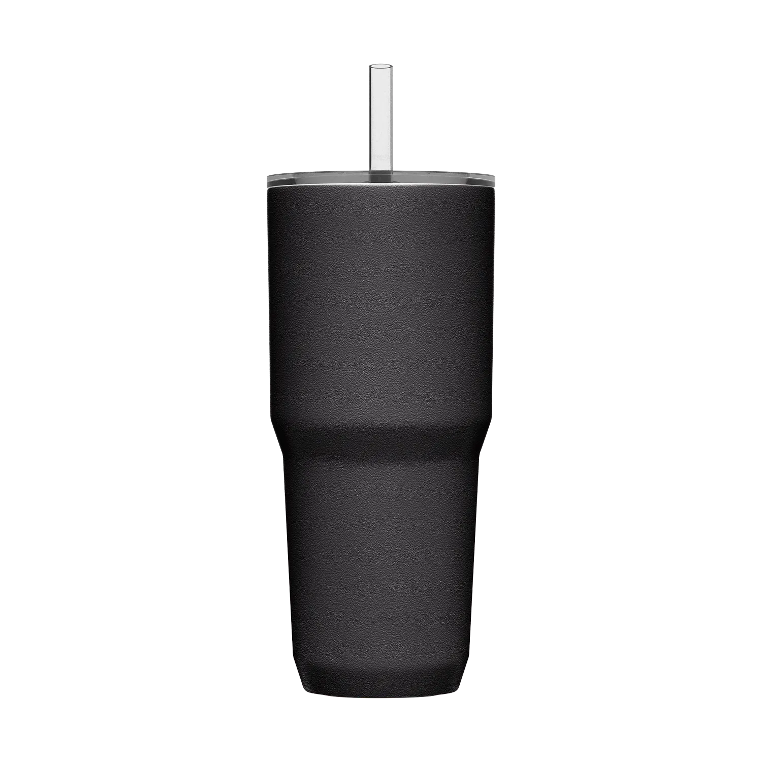 Straw Tumbler, SST Vacuum Insulated 30oz, Black