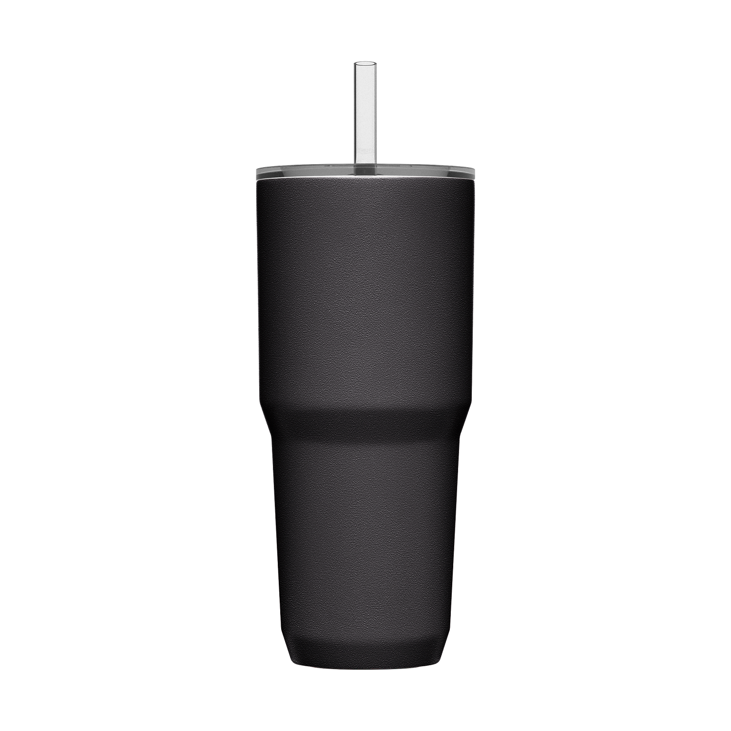 Straw Tumbler, SST Vacuum Insulated 30oz, Black