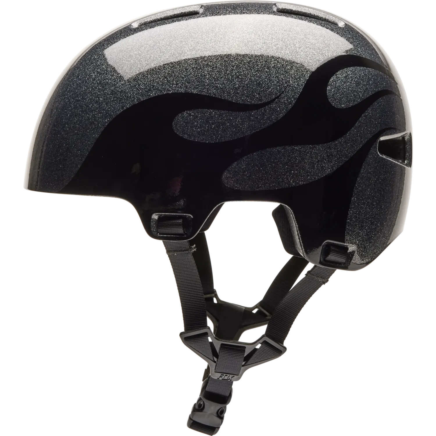 FLIGHT HELMET SILVER METAL 