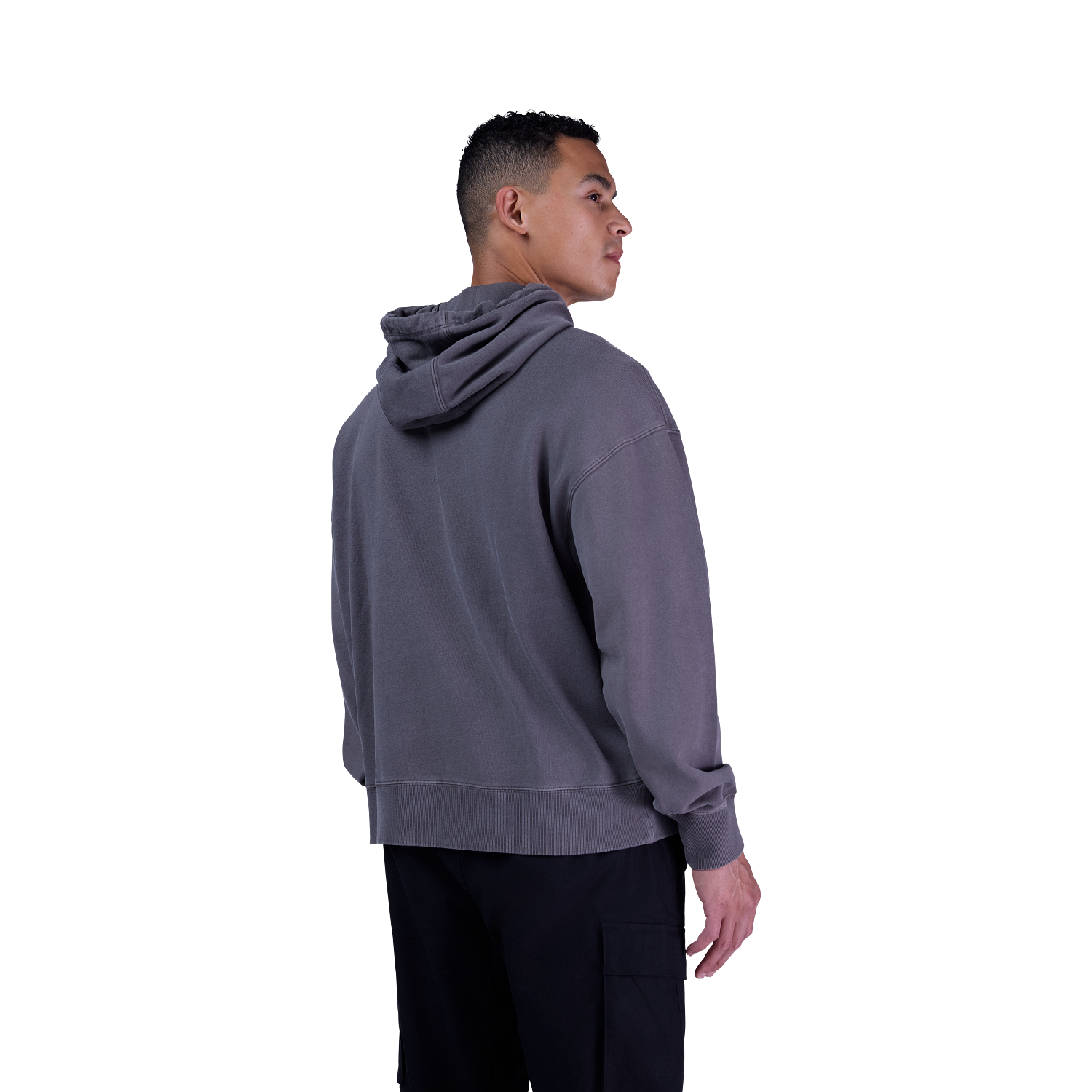 Wordmark oversized pullover-h&aelig;ttetr&oslash;je
