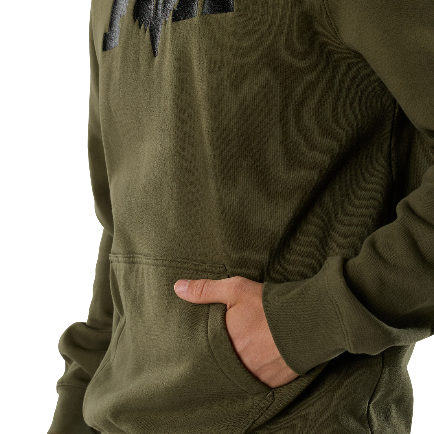 F Head X Fleece Pullover Hoodie