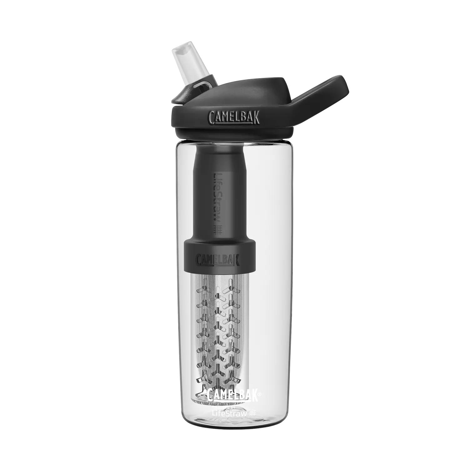 eddy+ 20oz, filtered by LifeStraw, Clear