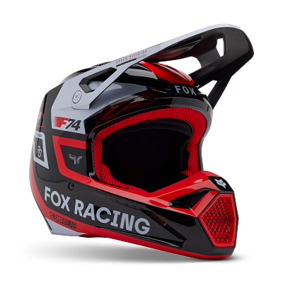 V1 RACE SPEC HELMET [FLO RED] XS