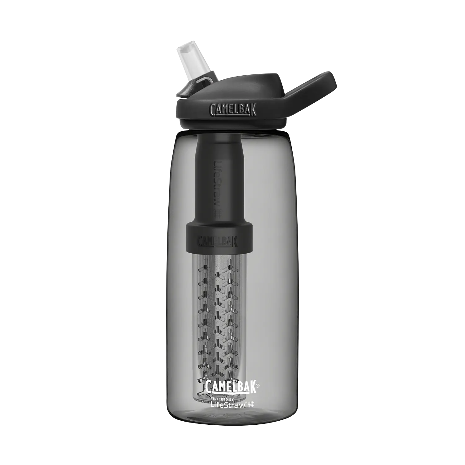 eddy+ 32oz, filtered by LifeStraw, Charcoal