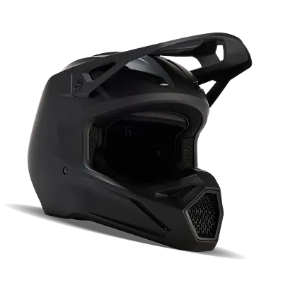 Youth V1 Matte Black Helmet