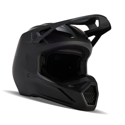 Youth V1 Matte Black Helmet