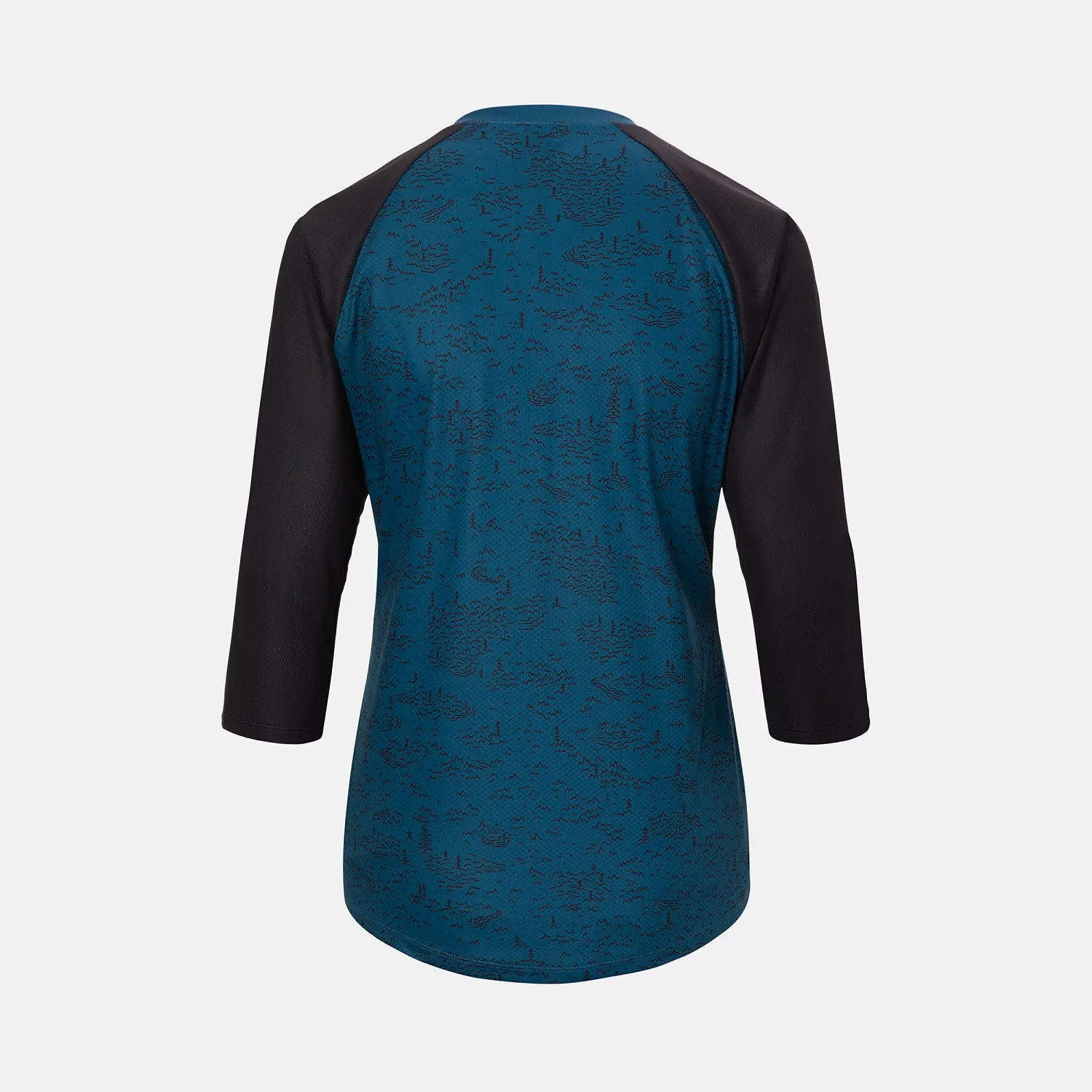 GA W ROUST 3/4 JERSEY HRBR BLU SCREE XS