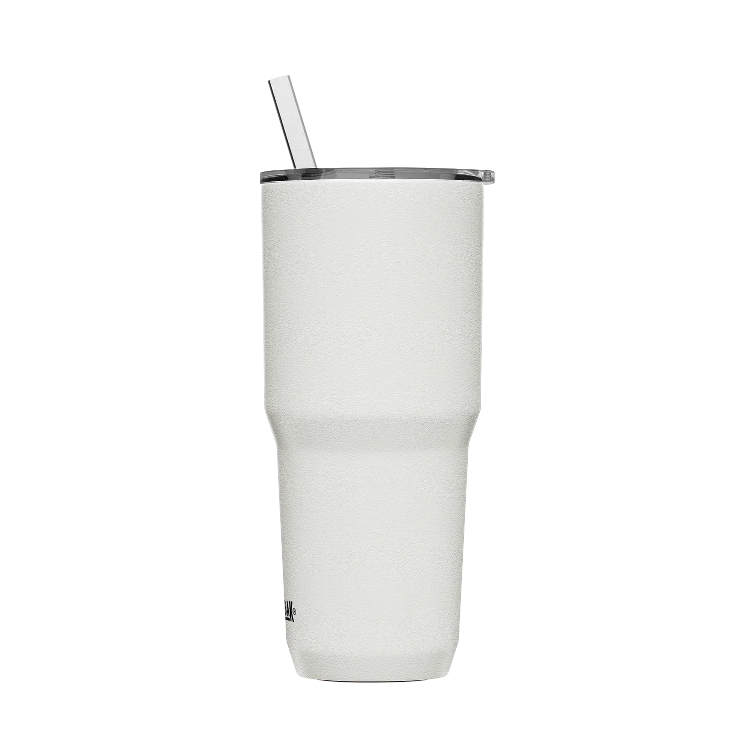 Straw Tumbler, SST Vacuum Insulated 30oz, White