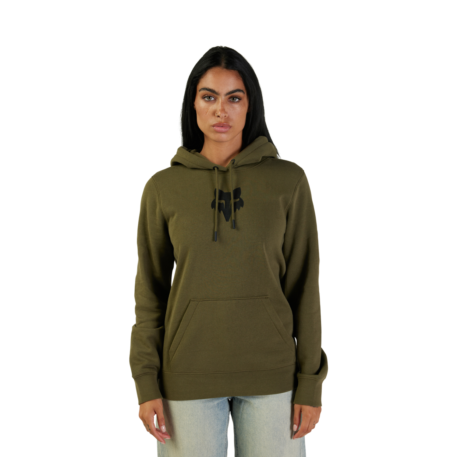Sudadera con Capucha Fox Head para Mujer