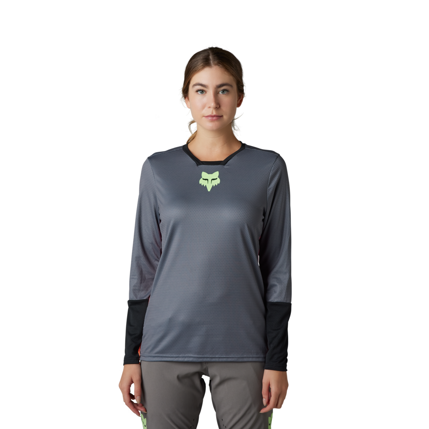 Womens Defend Race Long Sleeve Jersey