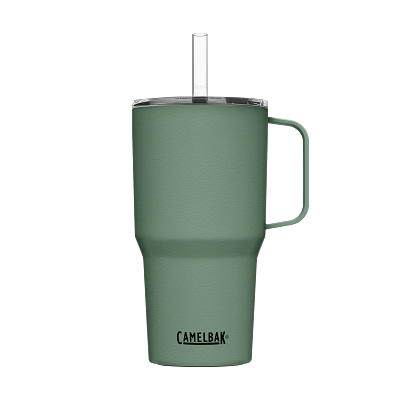 Horizon 24oz Tall Straw Mug, Insulated Stainless Steel