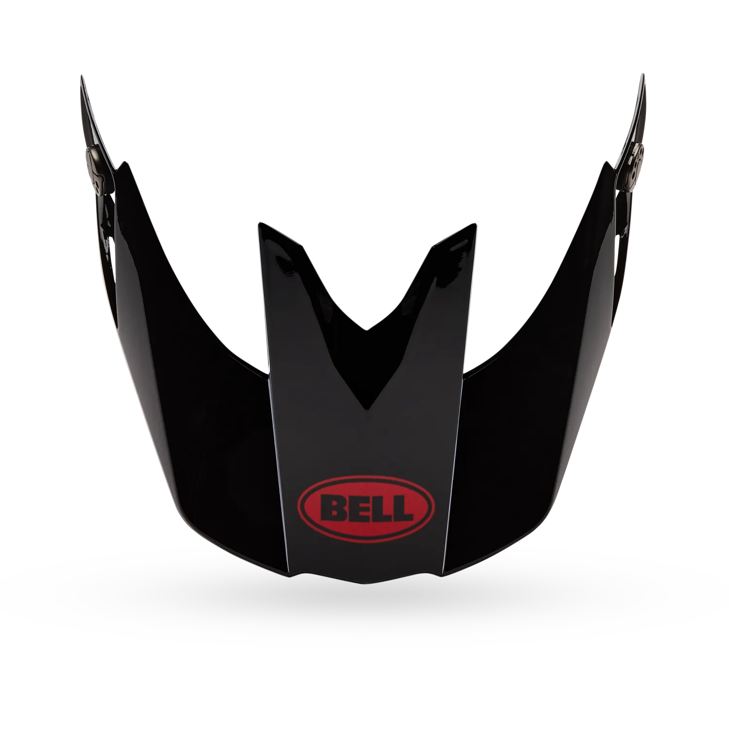 PS MOTO-10 SPHR VISOR SATIN GLOSS BK/RD