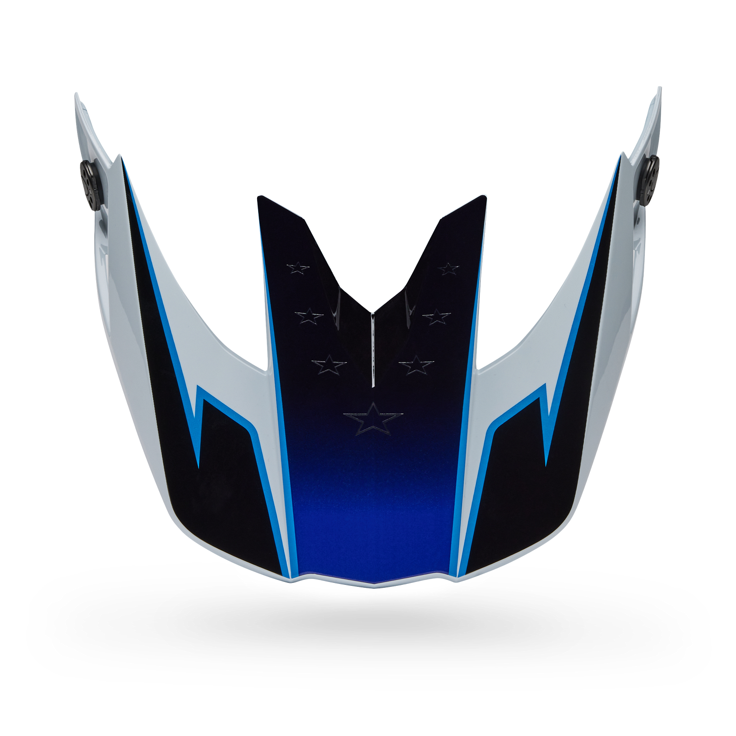 PS MOTO-10 VISOR TOMAC 25 BL/WH