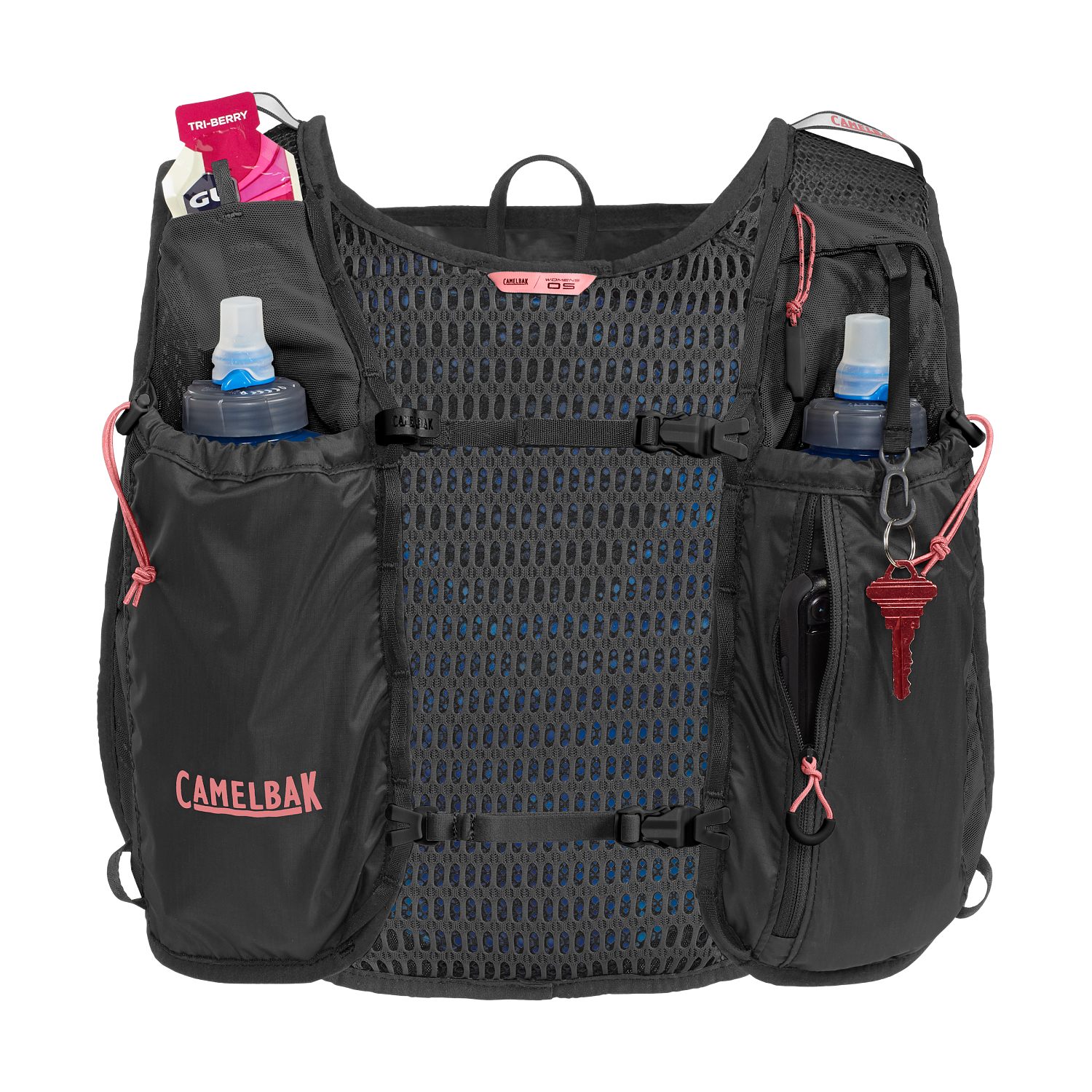 WOMEN'S CIRCUIT RUN VEST 50OZ, [BLK] OS