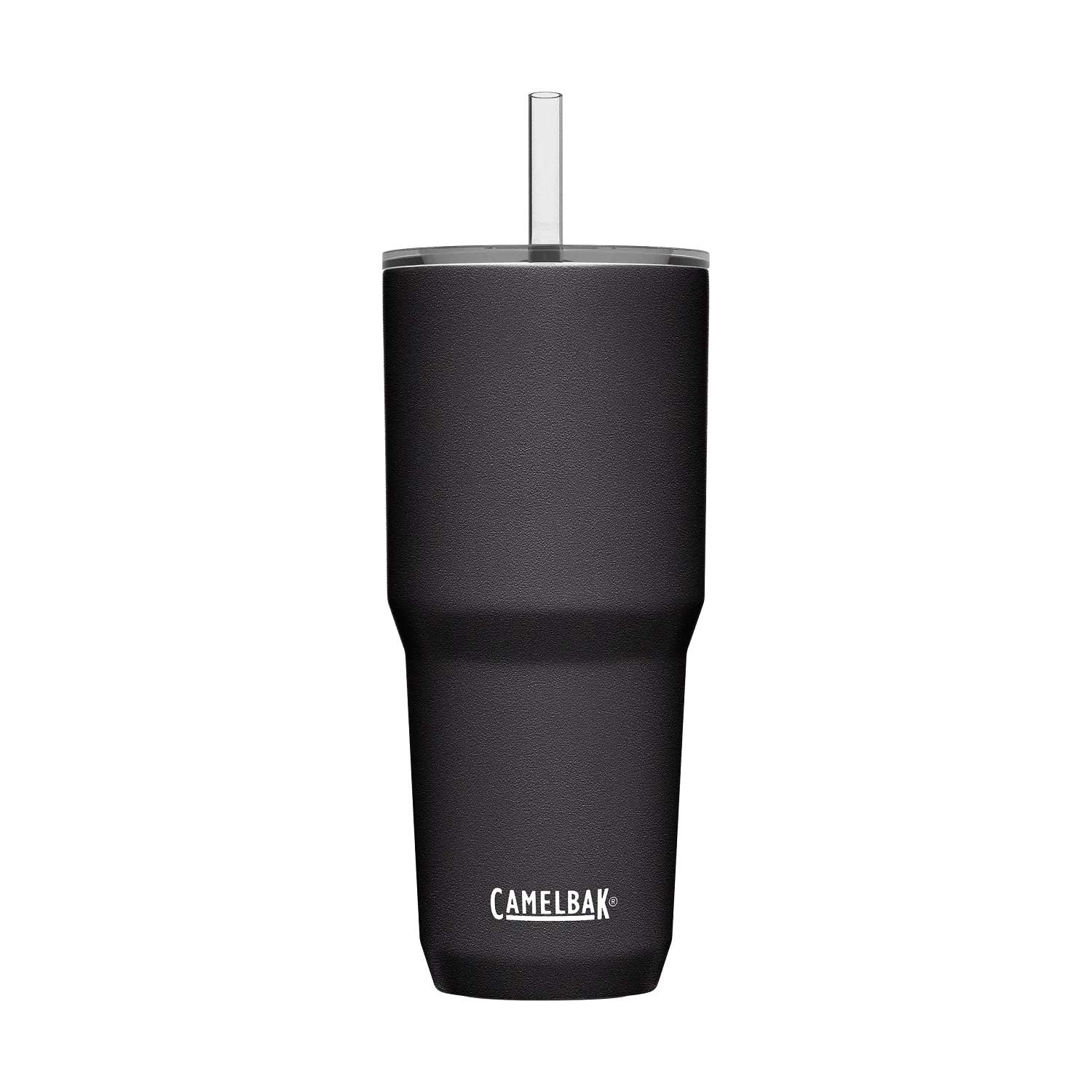 Straw Tumbler, SST Vacuum Insulated 30oz, Black