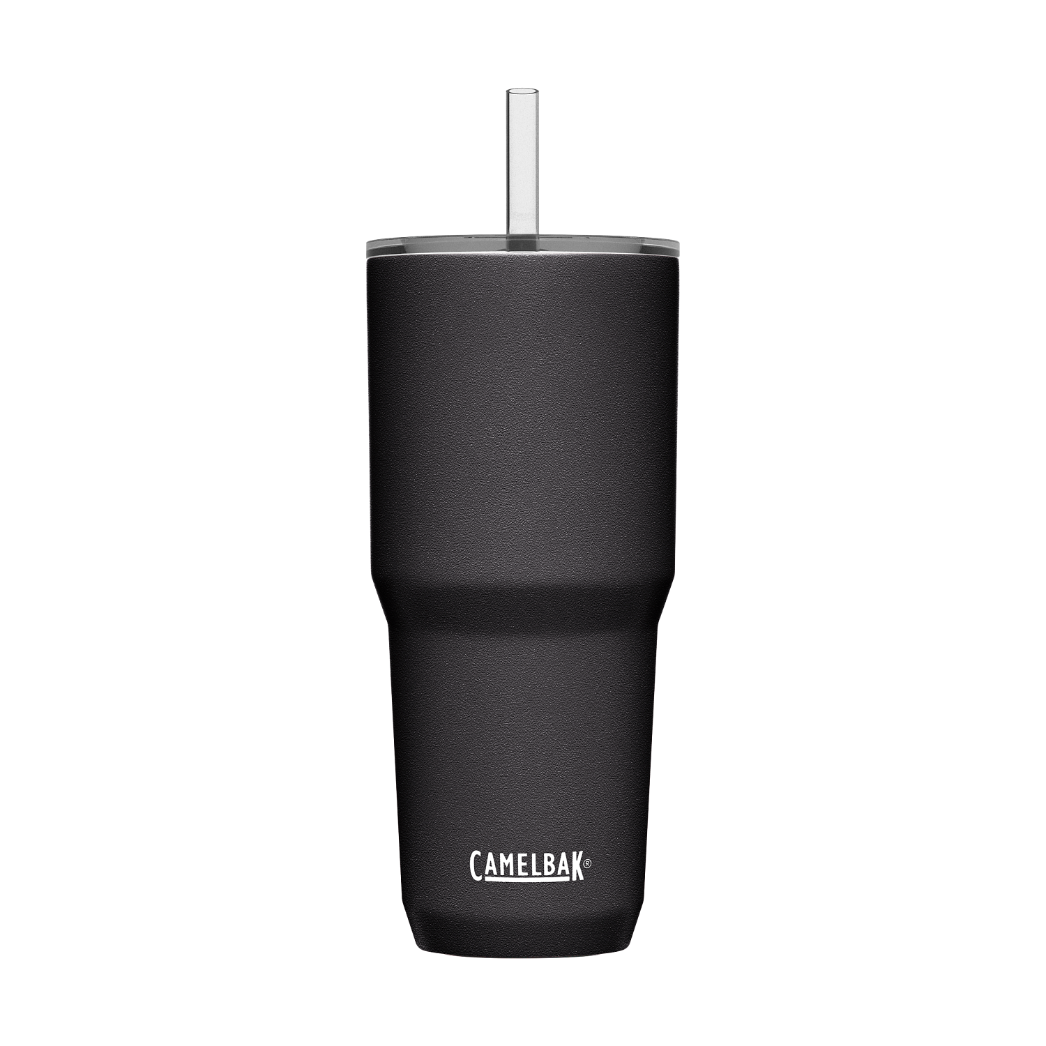 Straw Tumbler, SST Vacuum Insulated 30oz, Black