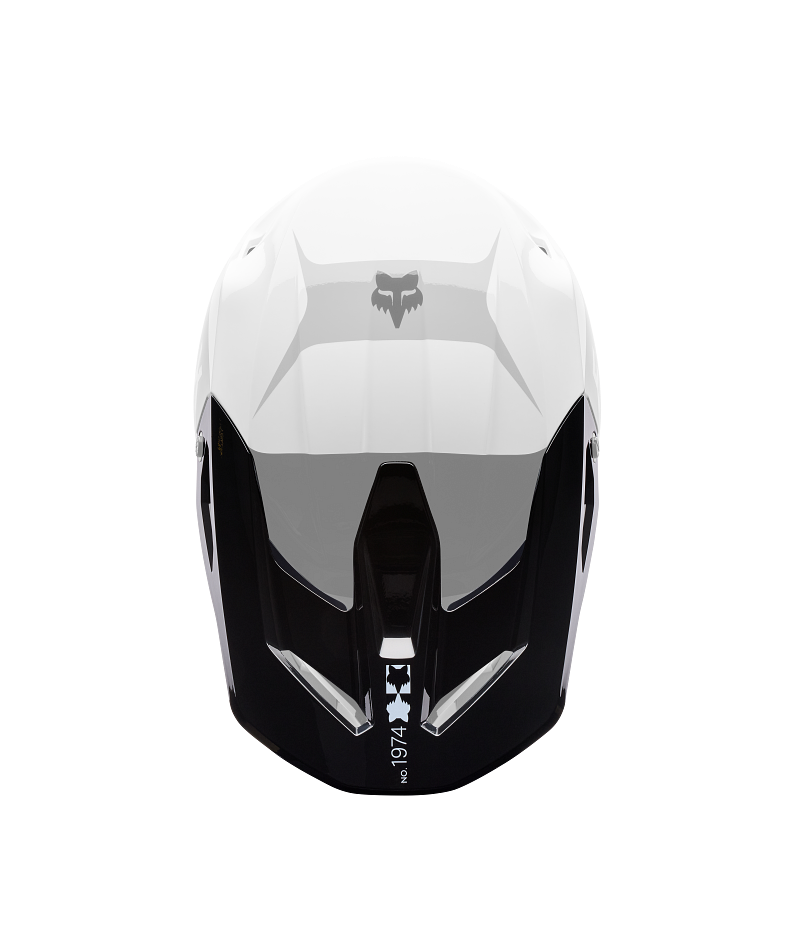 Fox Racing Yth V1 Helmet Visor - Noble - Black/White