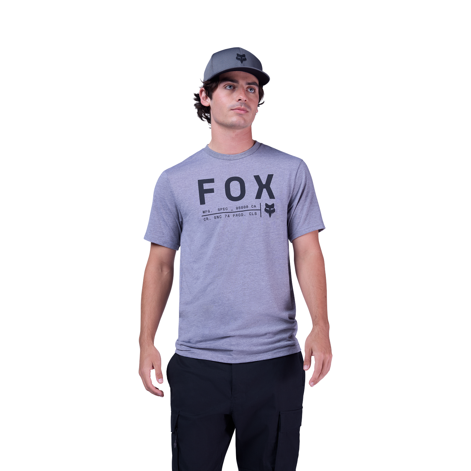 NON STOP SS TECH TEE [HTR GRAPH] M