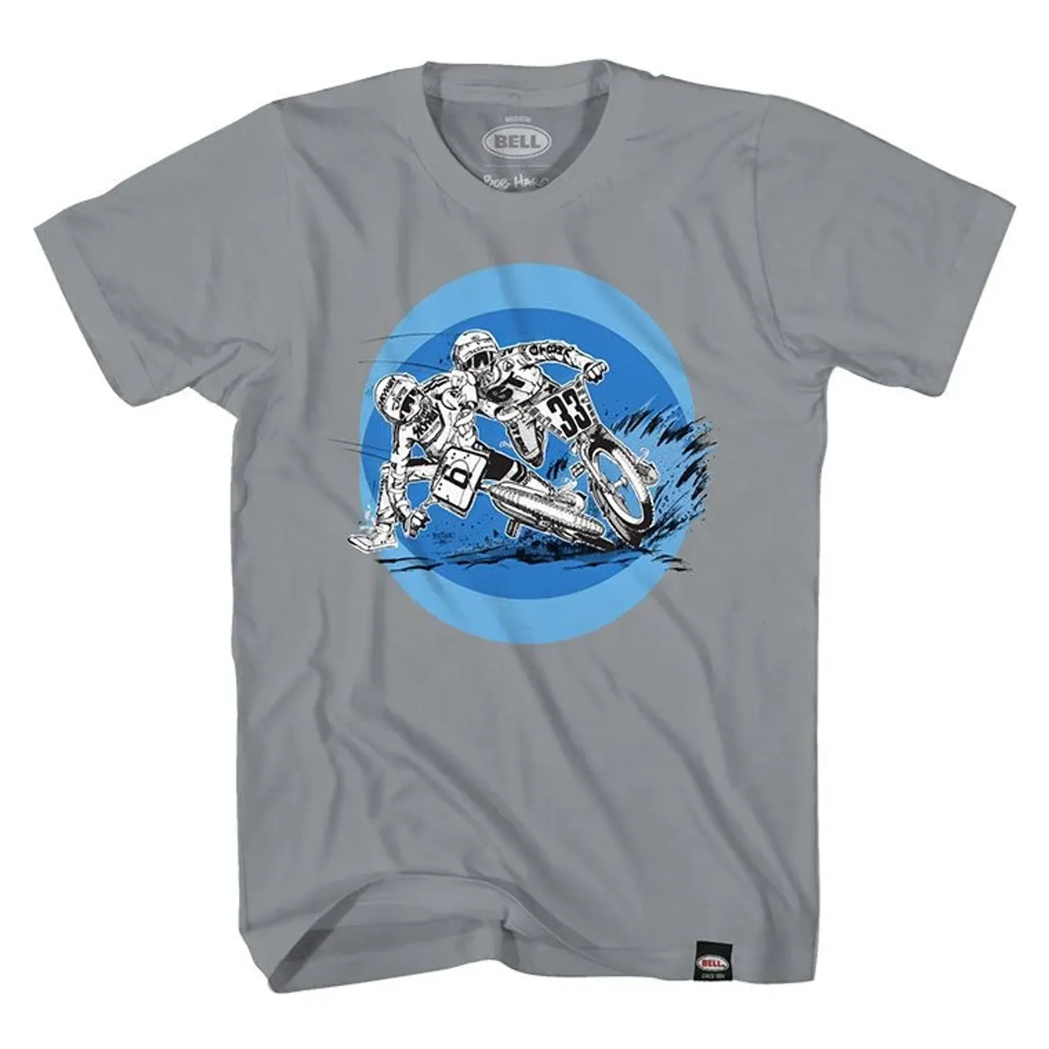 PS MENS PREMIUM TEE X HARO LT GY S