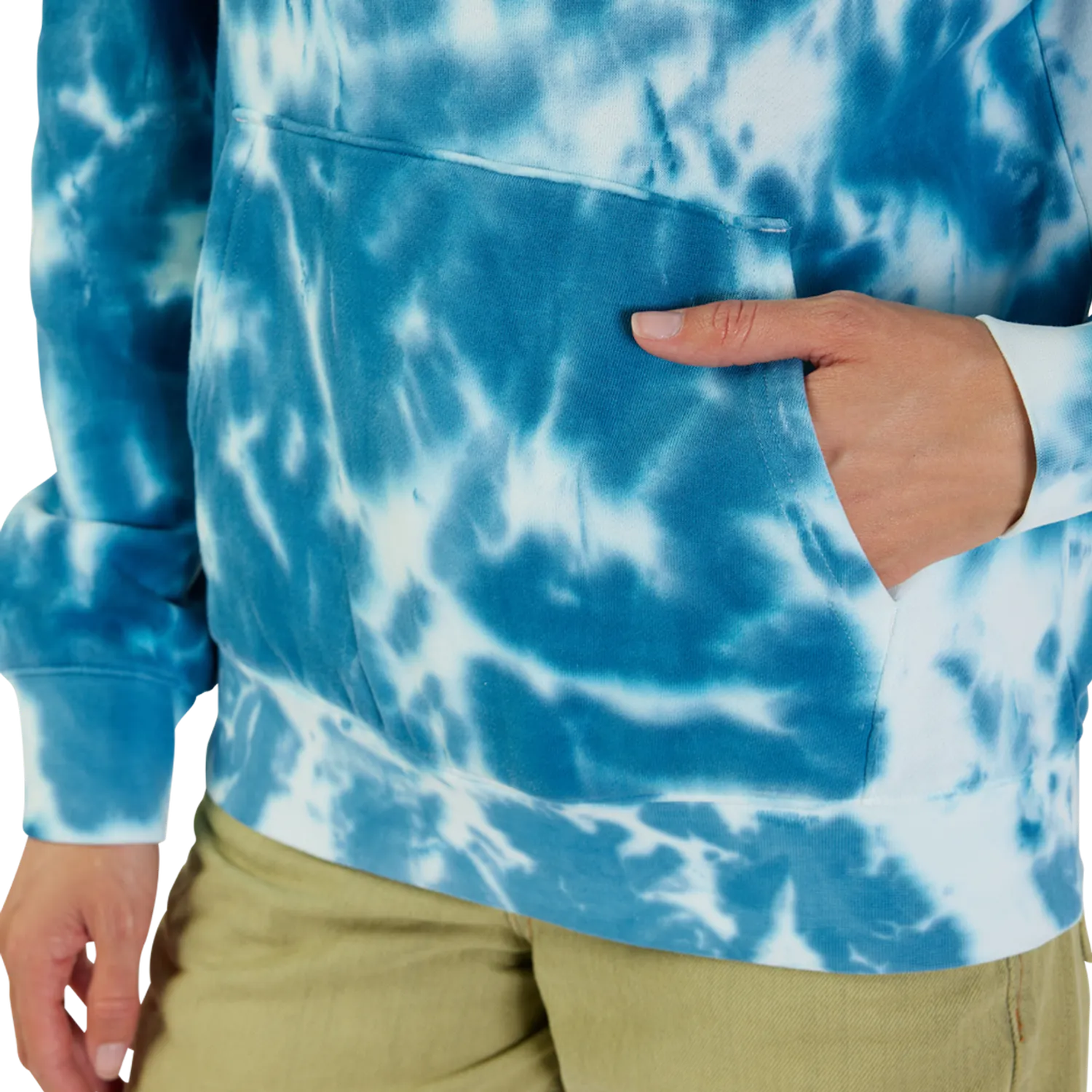 W ATLAS FLEECE PO [BLU/WHT] XS