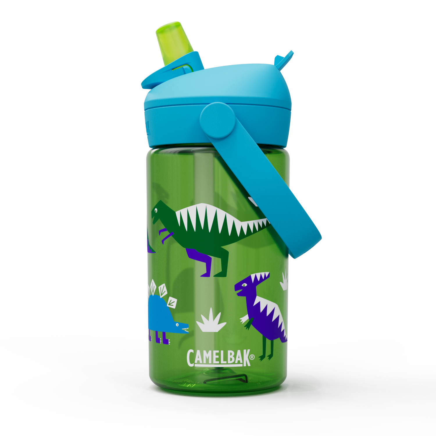 Thrive Flip Straw Kids 14oz, Hip Dinos