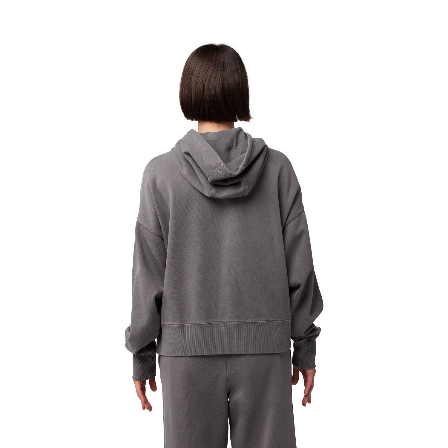 Womens Wordmark Oversized Pullover Hoodie