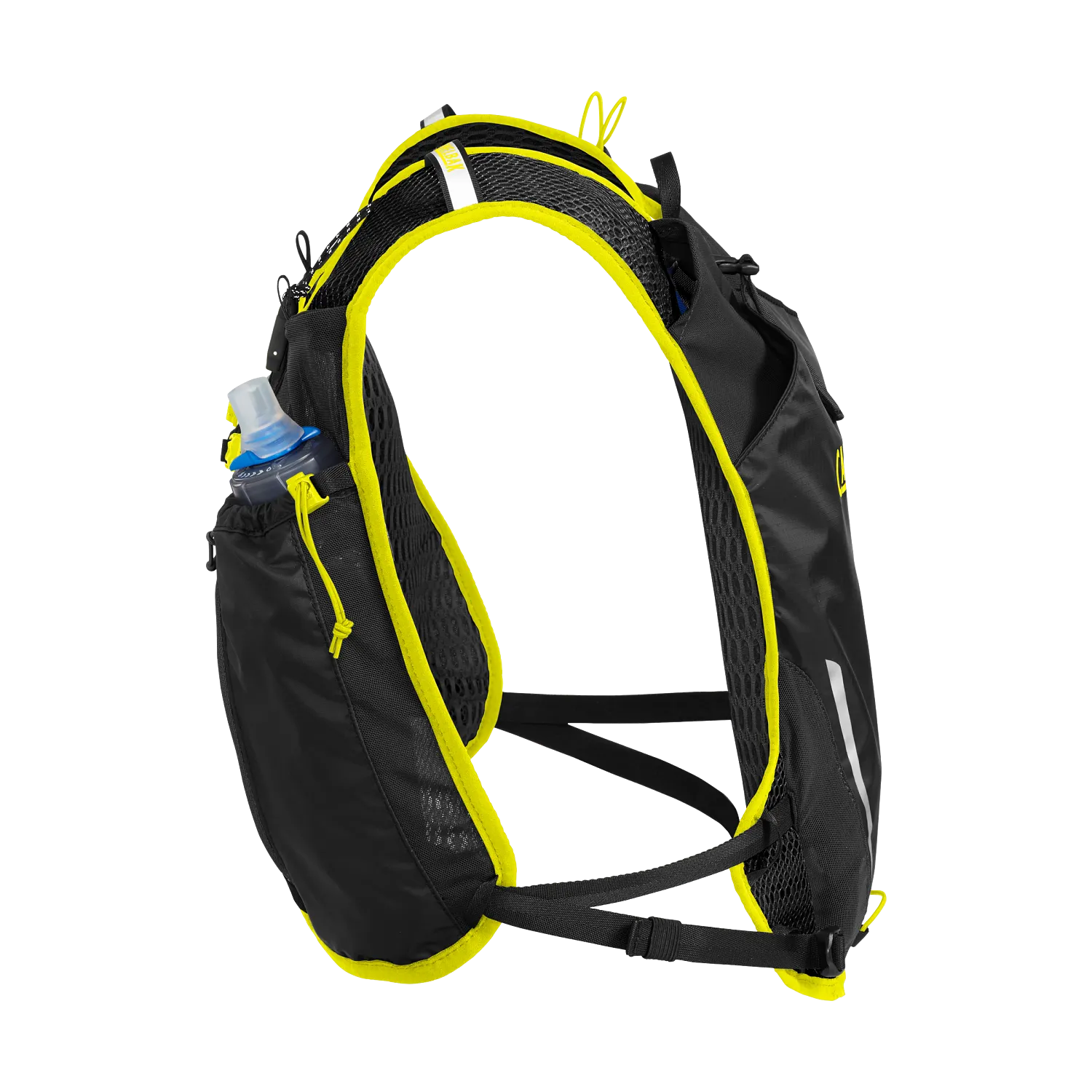 Trail Run Vest 34oz, Black/Safety Yellow