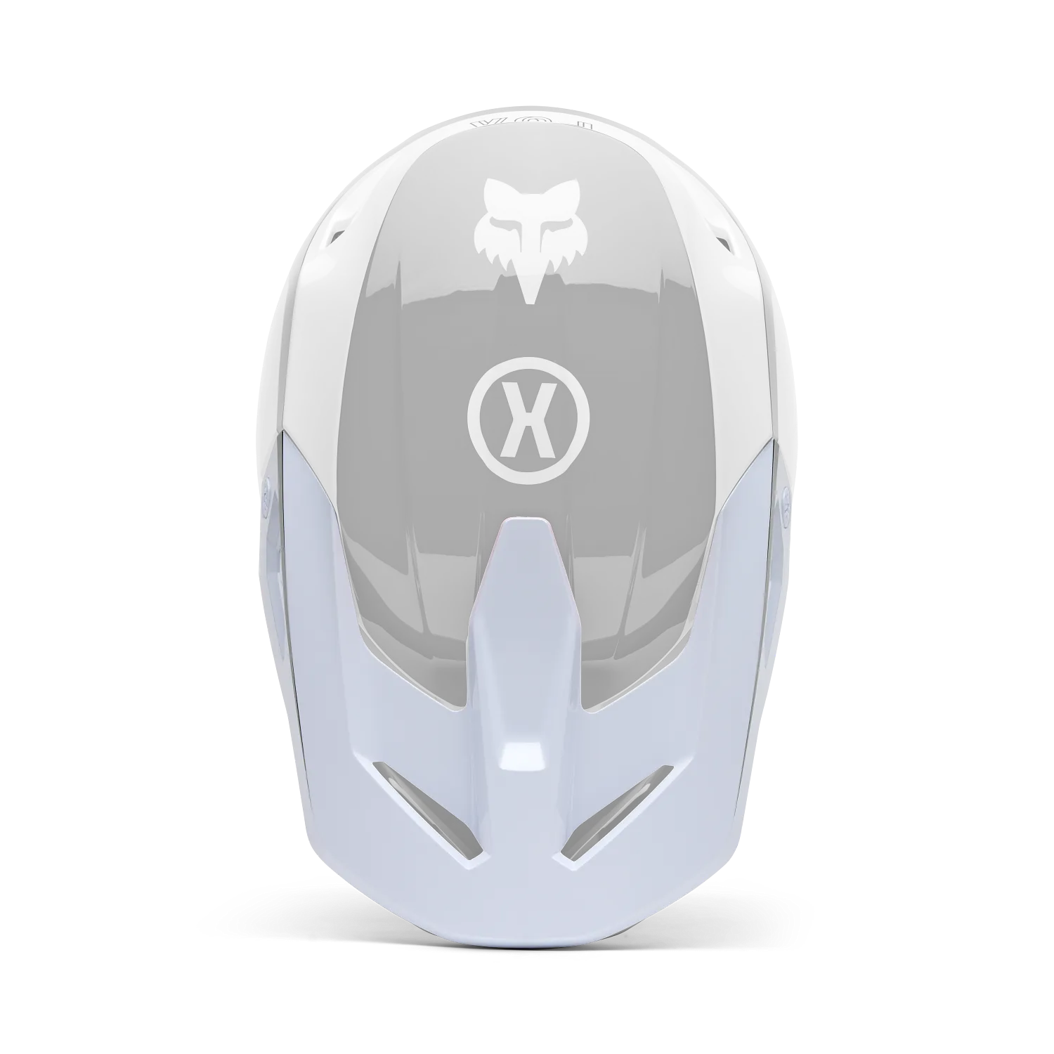 V1  HELMET VISOR - FLOW [WHT/RD] S/M