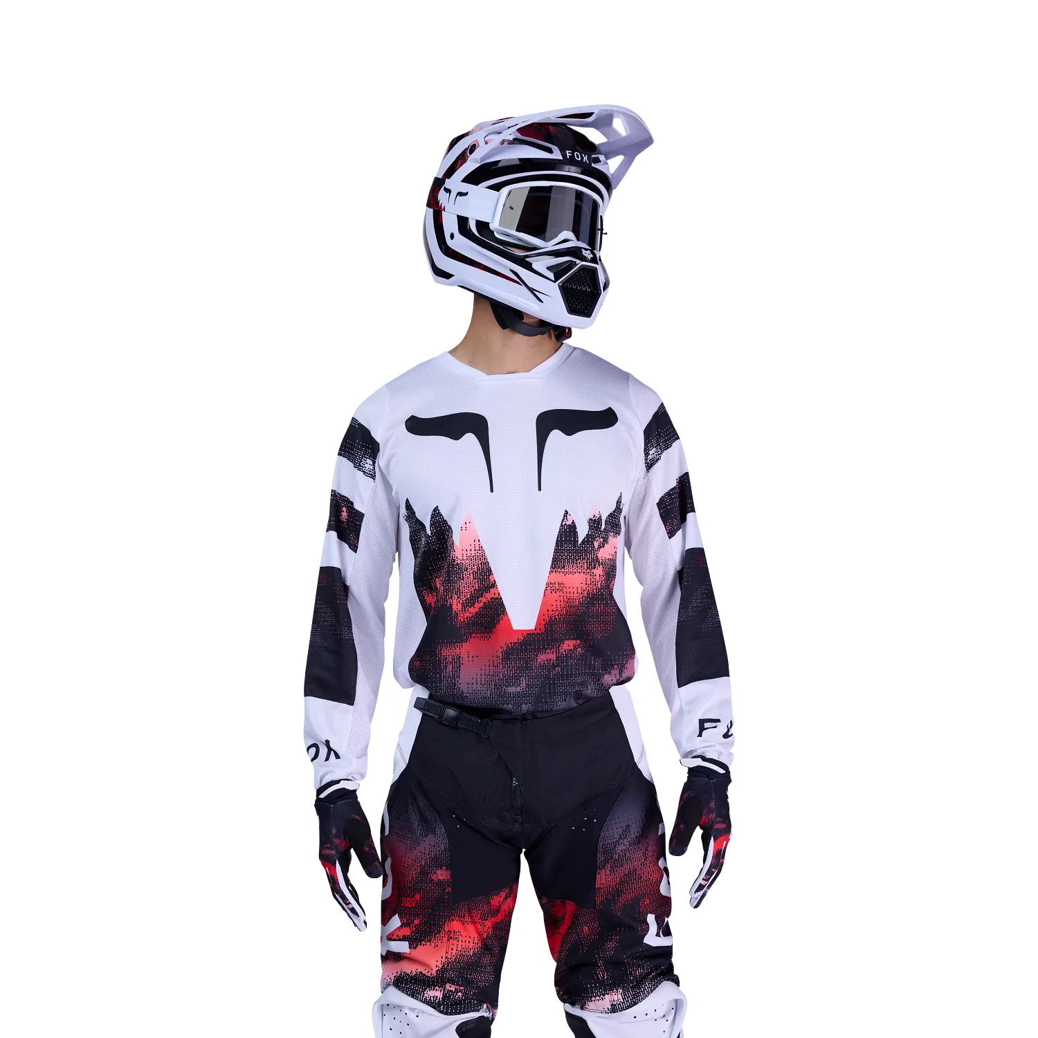 180 KAIROS JERSEY [WHT/FLO RED] XS