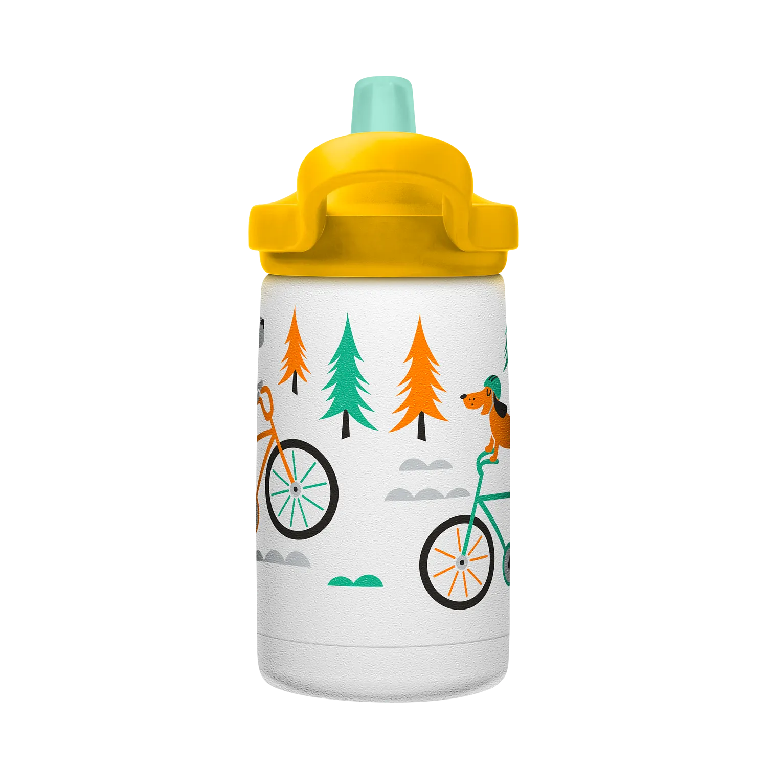 eddy+ Kids SST Vacuum Insulated 12oz, Biking Dogs