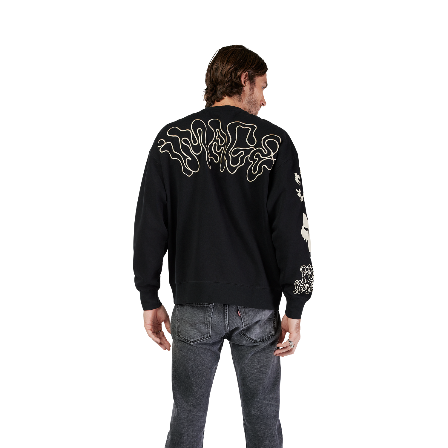 Sudadera Crew Oversize Hello Future