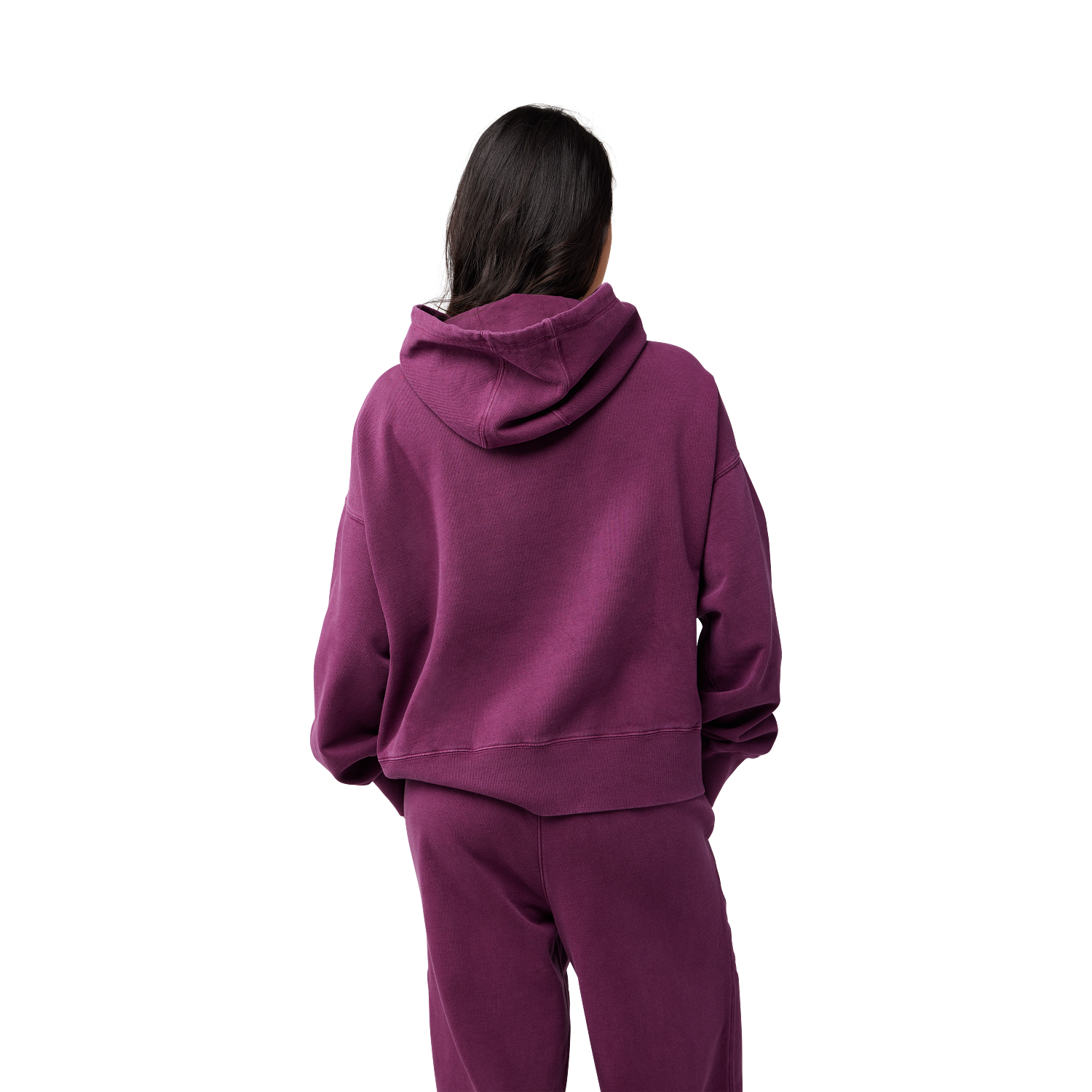 Womens Wordmark Oversized Pullover Hoodie