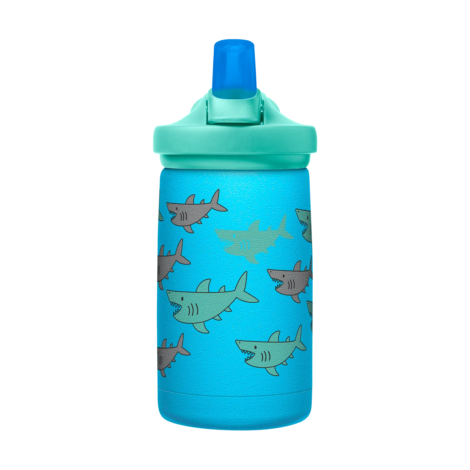 eddy+ Kids SST Vacuum Insulated 12oz, School of Sharks