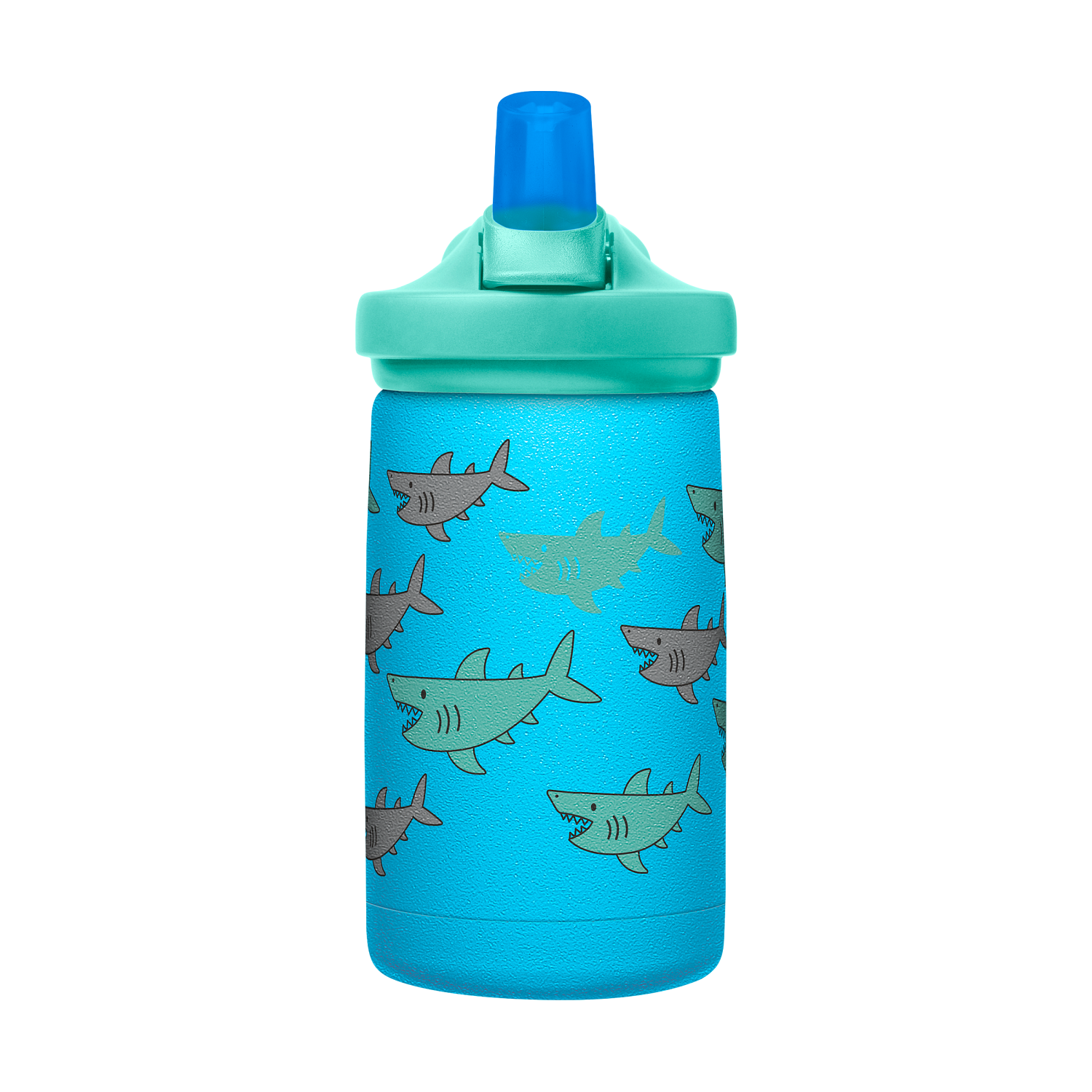 eddy+ Kids SST Vacuum Insulated 12oz, School of Sharks