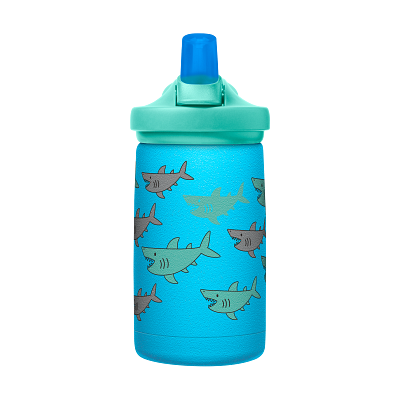 eddy+ Kids SST Vacuum Insulated 12oz, School of Sharks