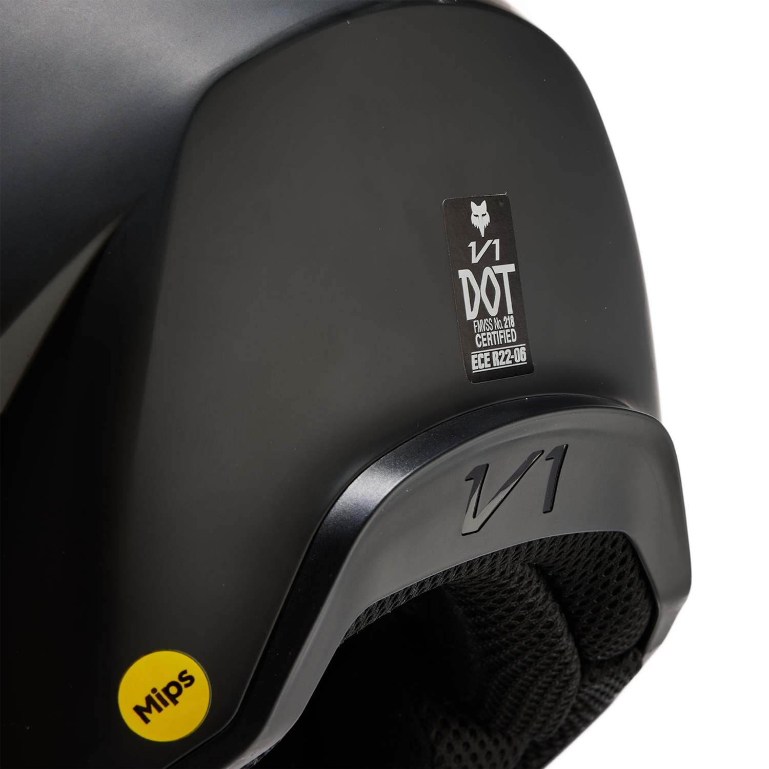 Casque V1 Matte Black - Junior