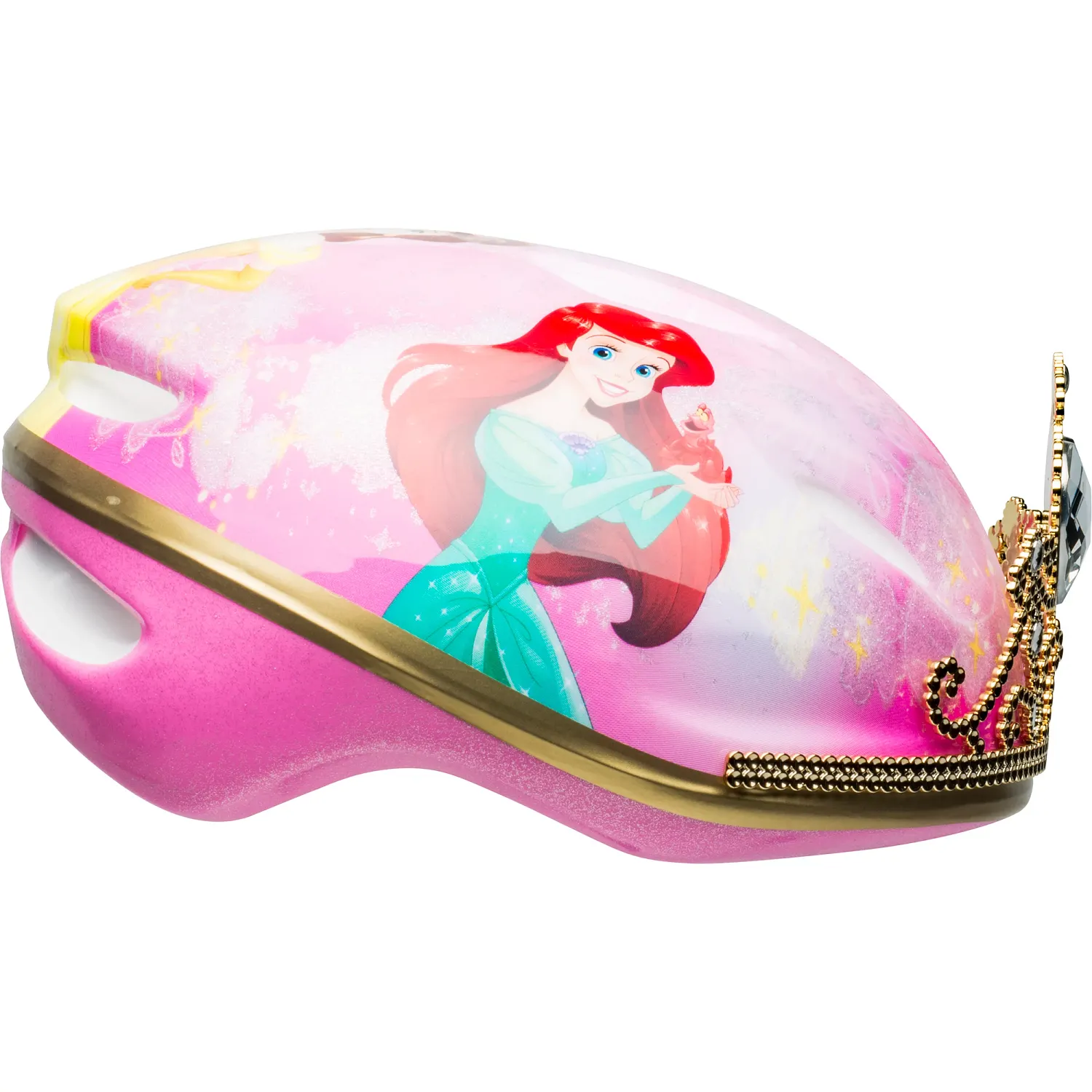 DP 3D GOLD TIARA CHILD BIKE HELMET E/F
