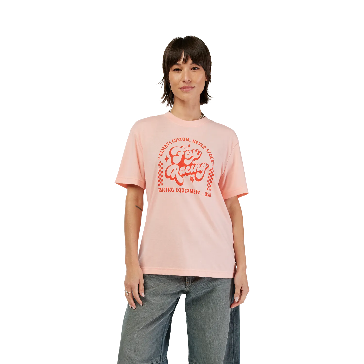 Womens Never Stock-T-shirt