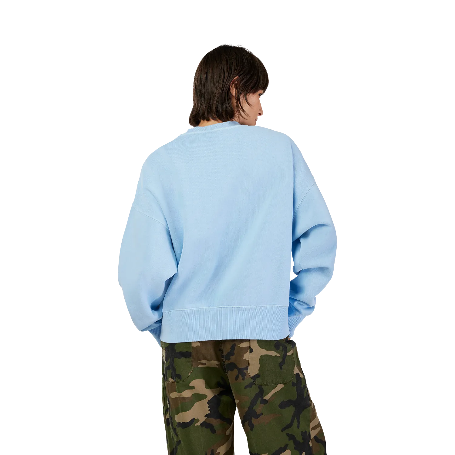 Mot-symbole femmes Pull-over surdimensionn&eacute; de l&rsquo;&eacute;quipage