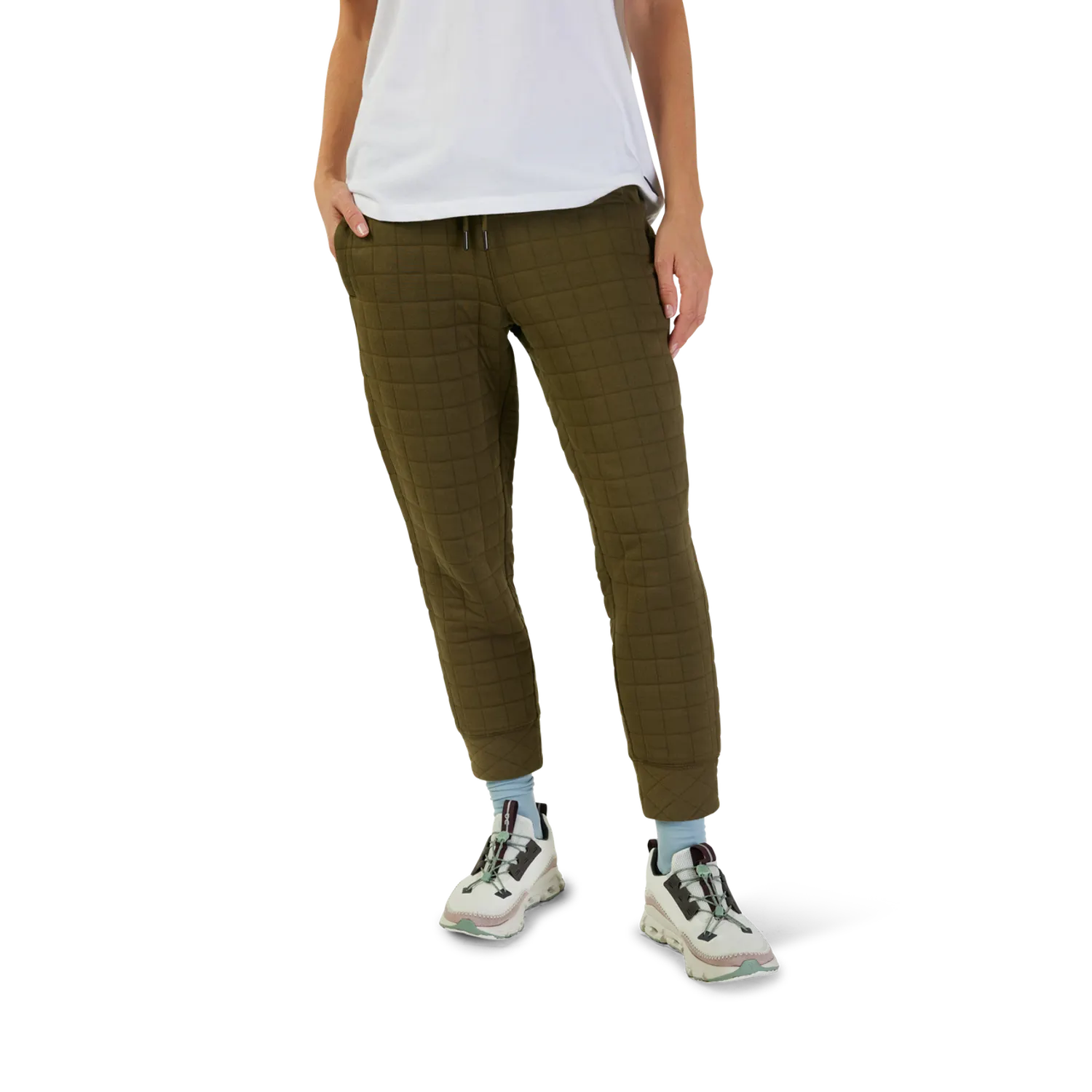 Pantalon de jogging matelass&eacute; pour femmes