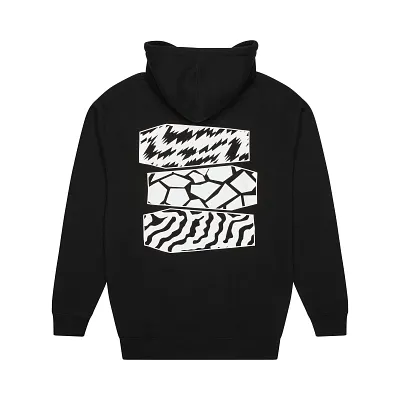 PS X DEATHSPRAY HOODIE BK S
