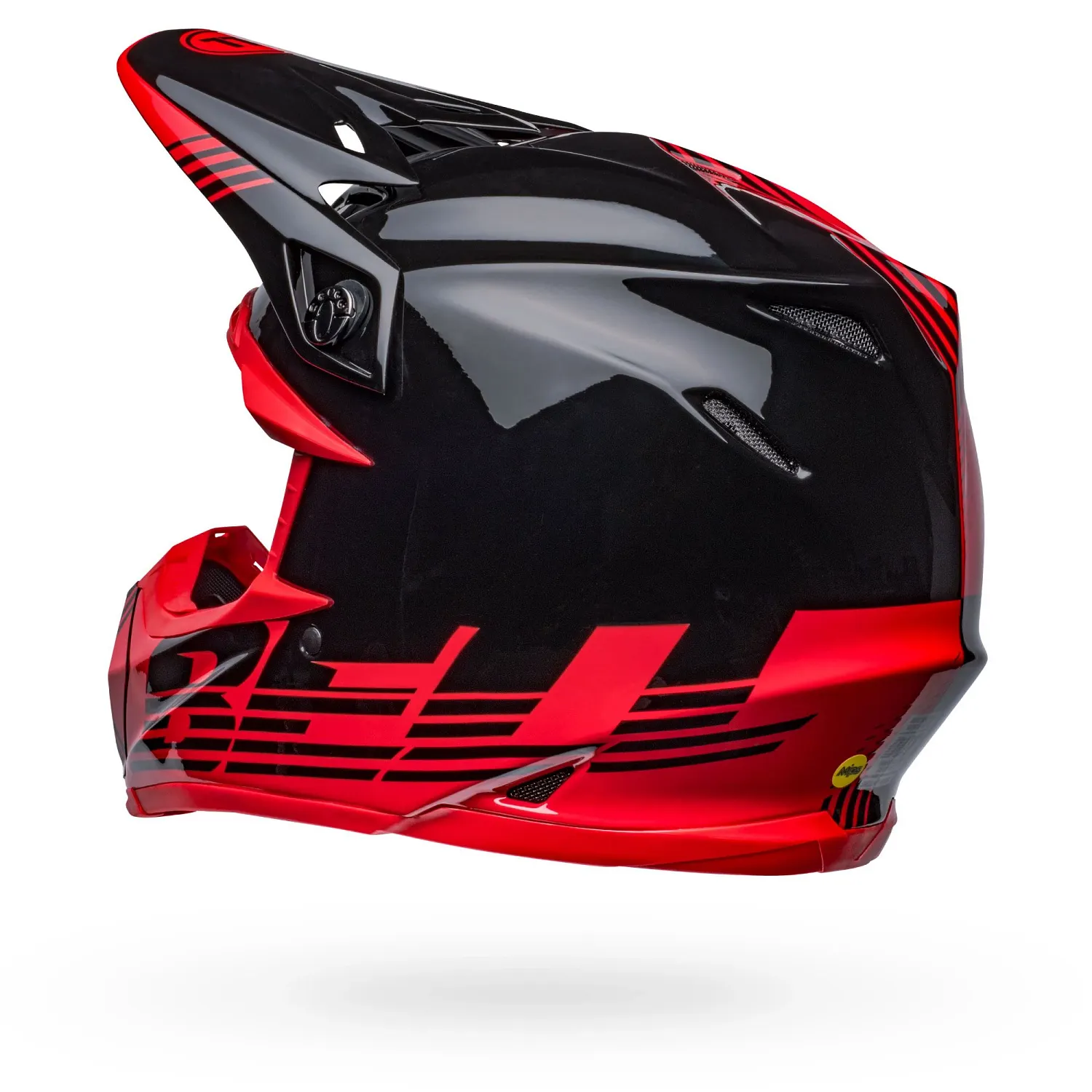 PS MOTO-9 MIPS LOUVER BK/RD M