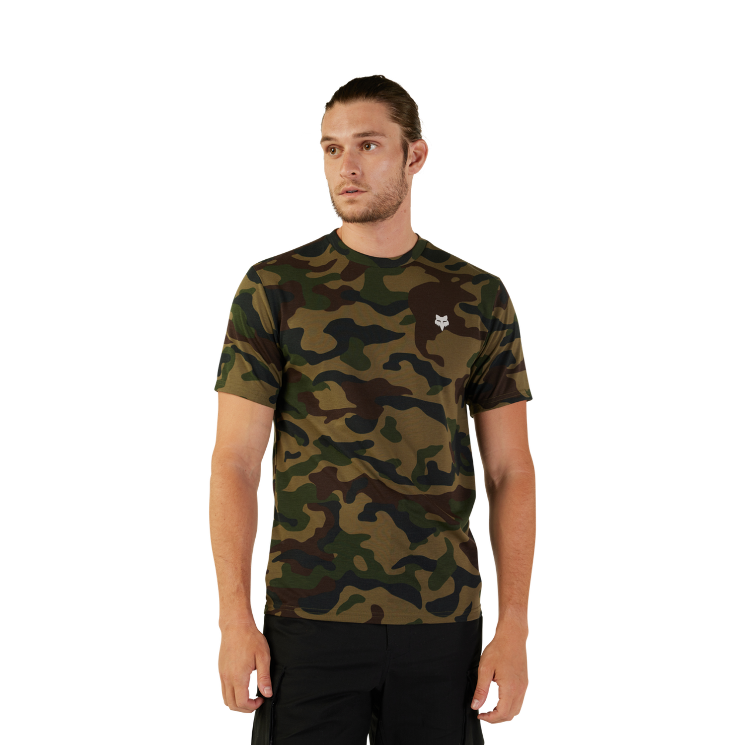 FOX HEAD SS TECH TEE CAMO [GRN CAM] S
