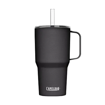 Horizon 24oz Tall Straw Mug, Insulated Stainless Steel