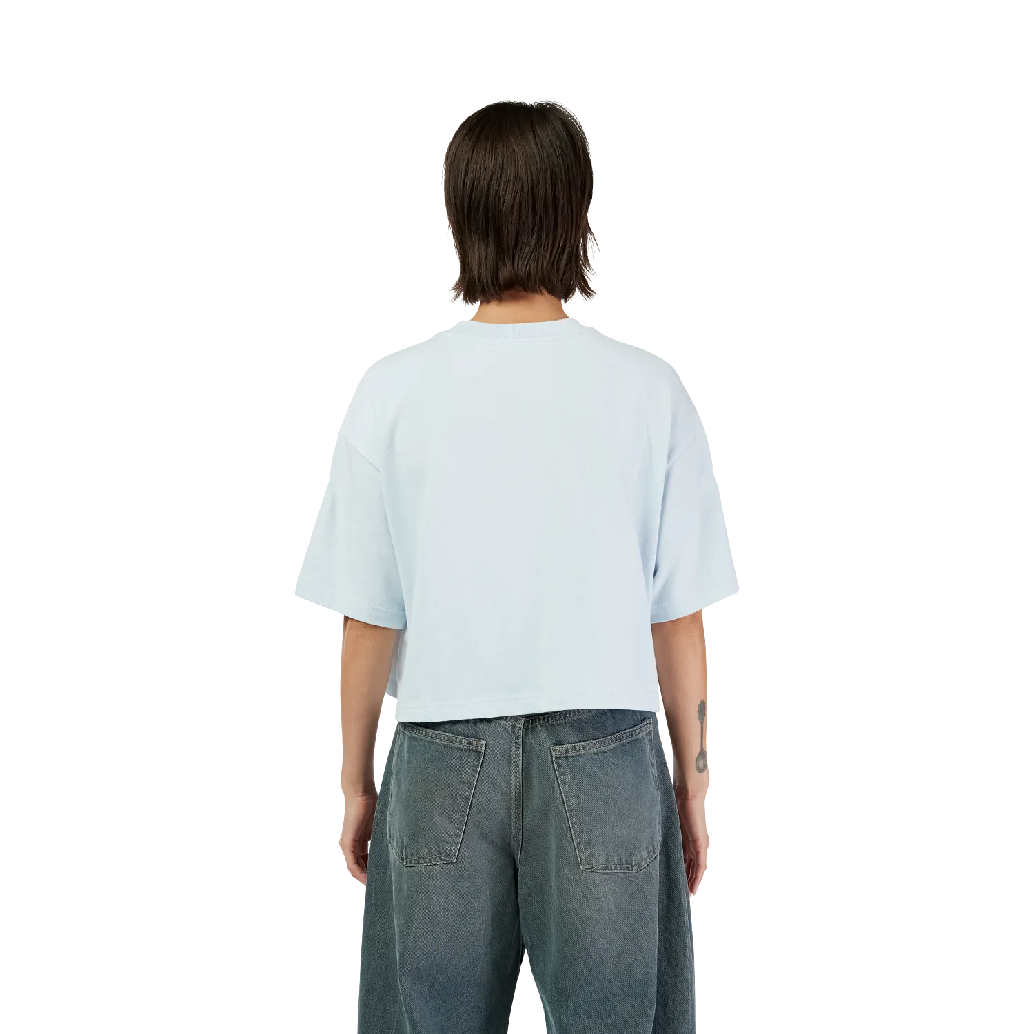 Mot-symbole pour femmes Premium Crop Tee