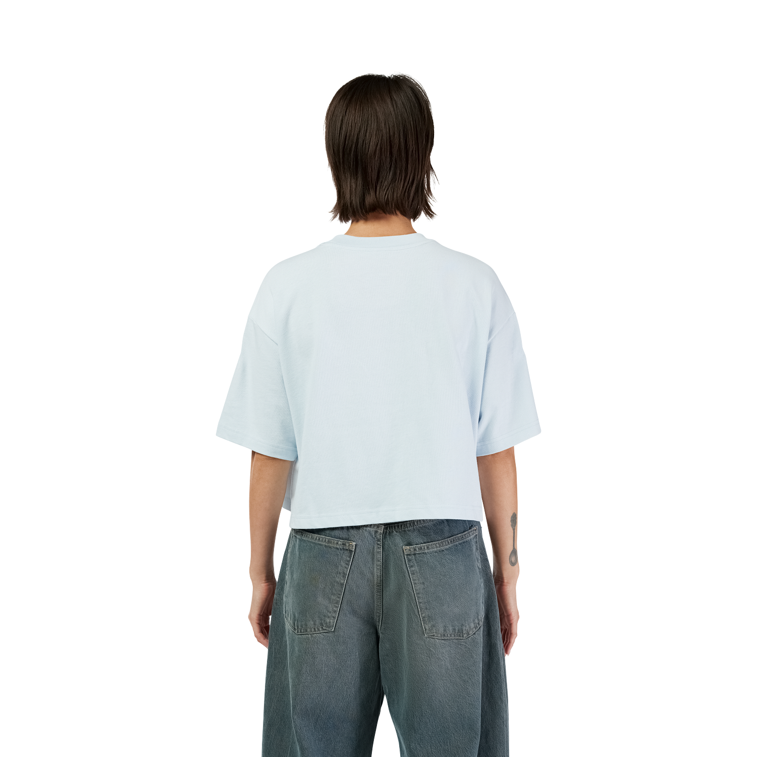 Womens Wordmark Premium Crop Tee