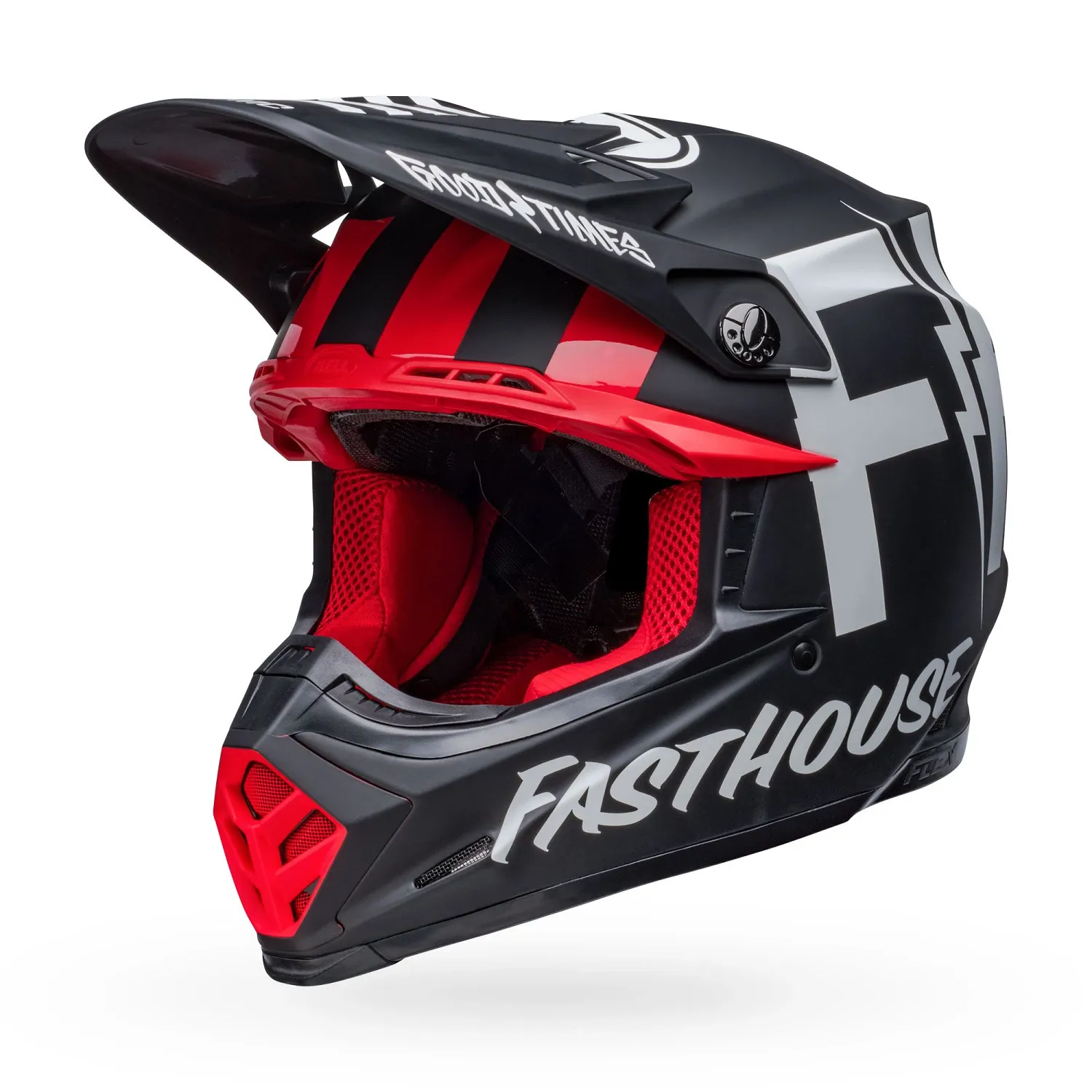 PS MOTO-9S FLEX FH TRIBE M/G BK/WH S