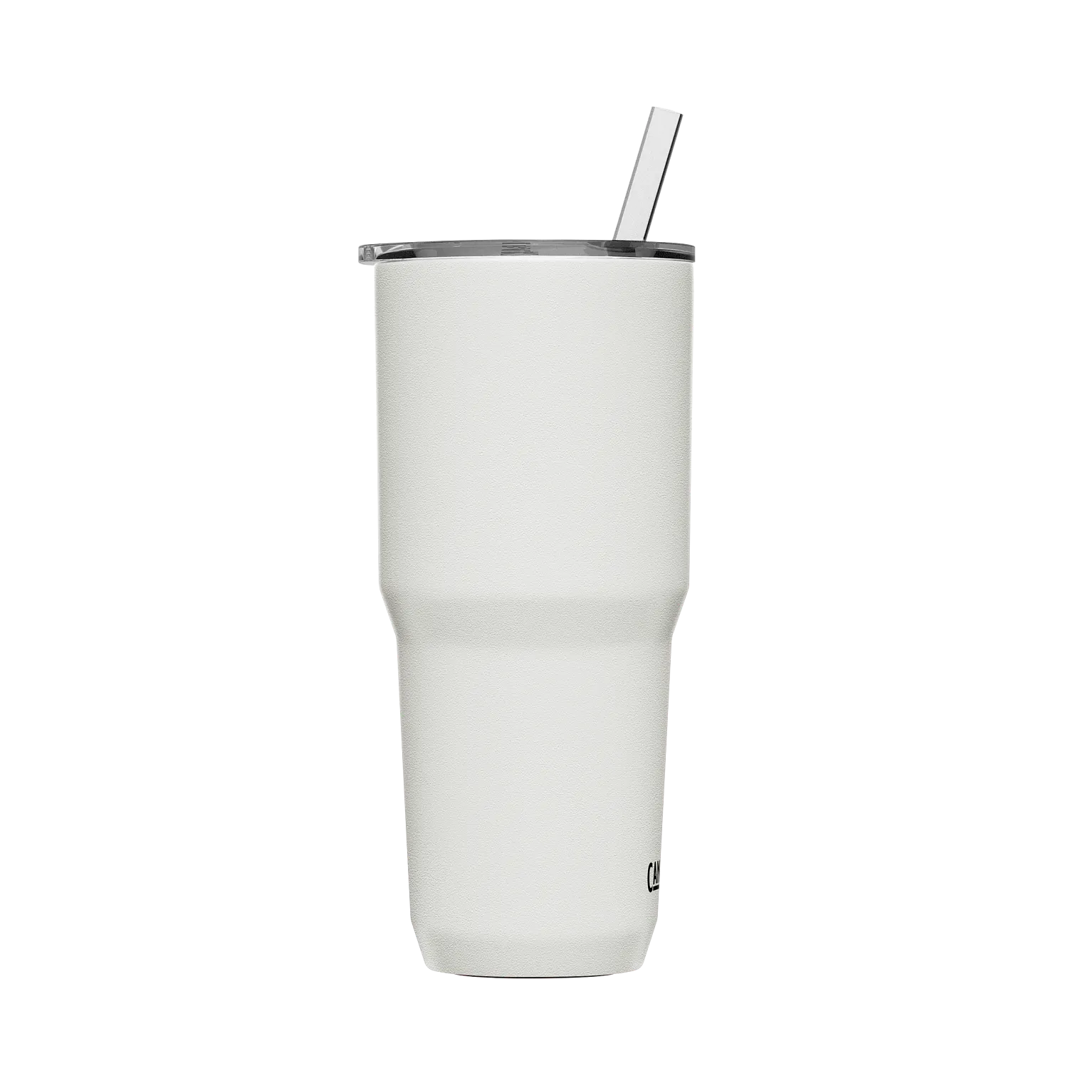 Straw Tumbler, SST Vacuum Insulated 30oz, White